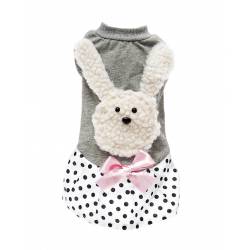 Furry bunny dress